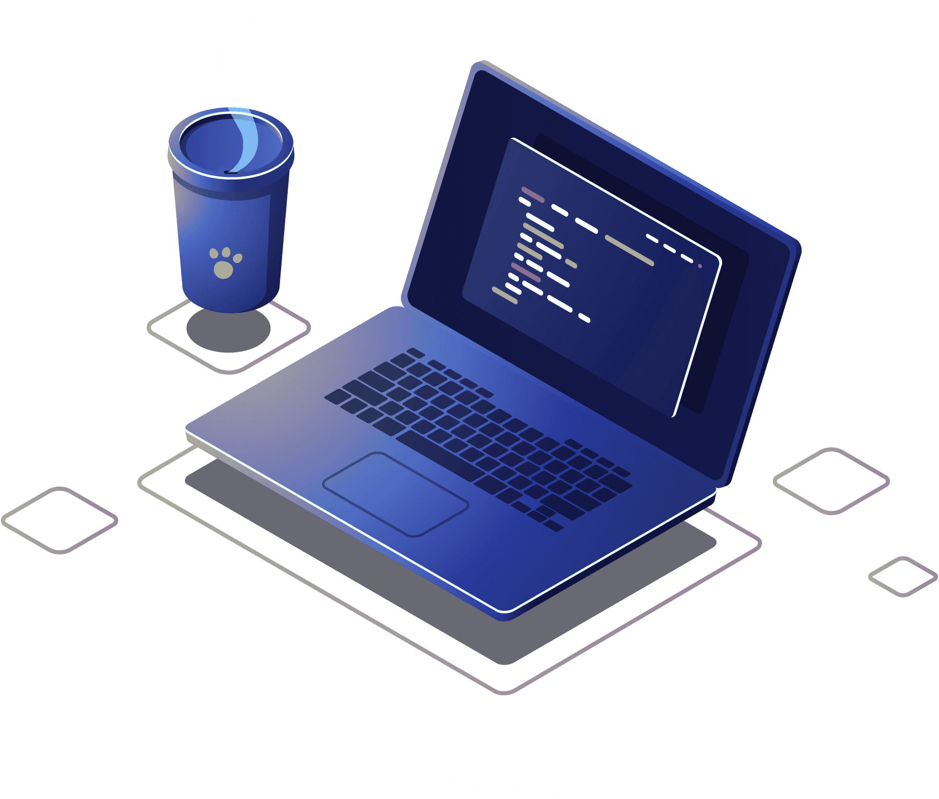 Laptop showing a data workspace